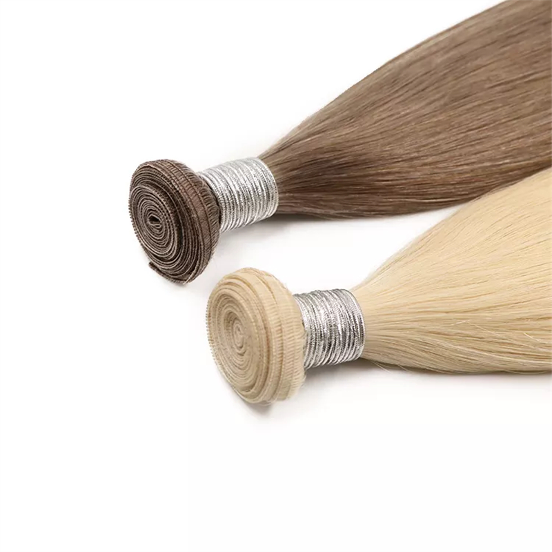 Flat Weft 100% Virgin Remy Hair High Quality No Shedding Flat Weft Hair Extension